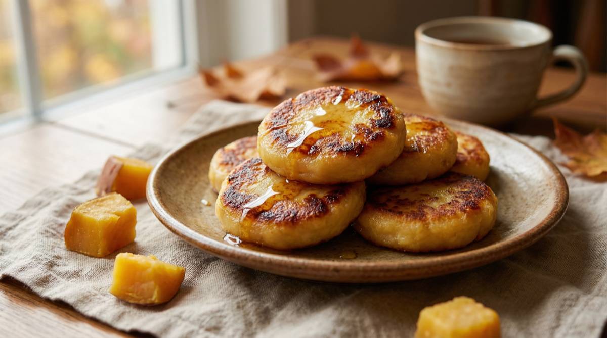 サツマイモのいももち