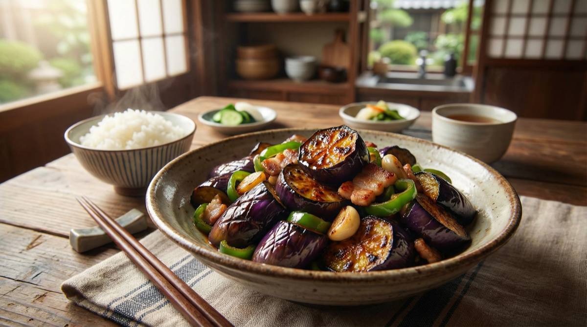 なすの味噌炒め
