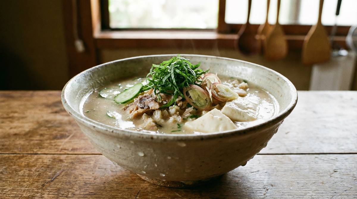 追い豆腐の冷や汁