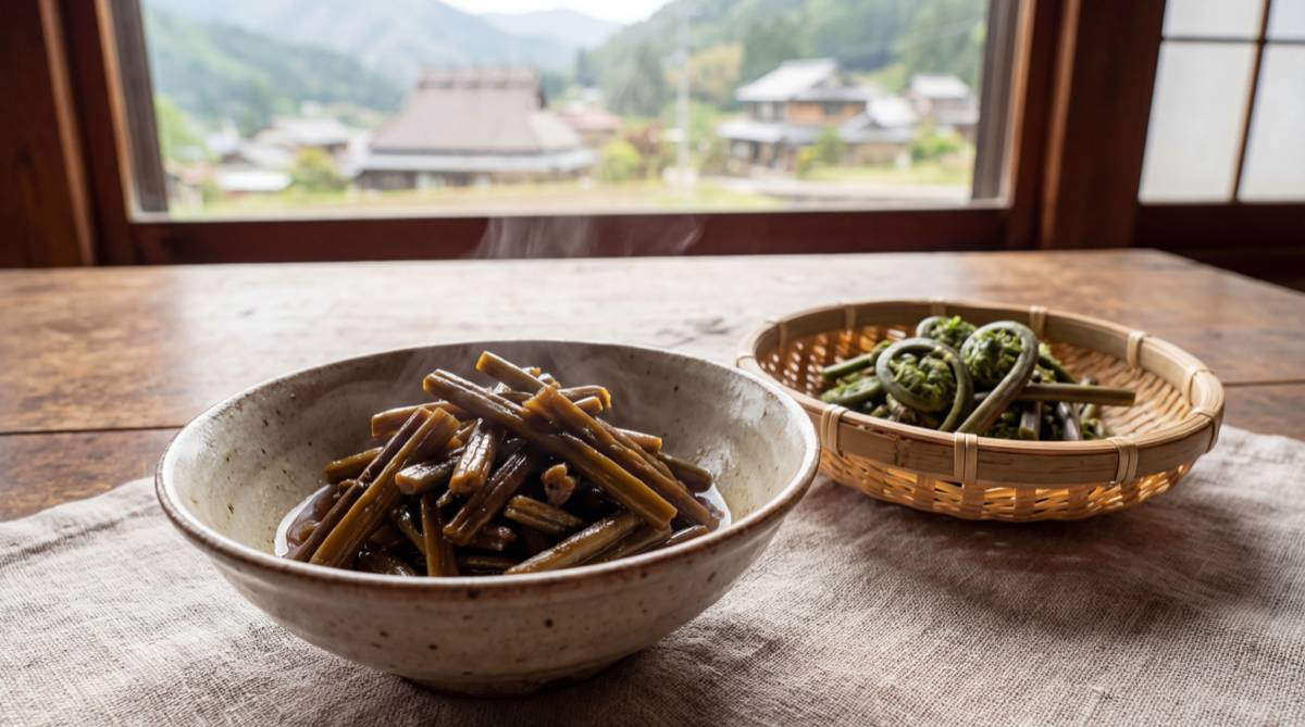 ゼンマイの煮つけ